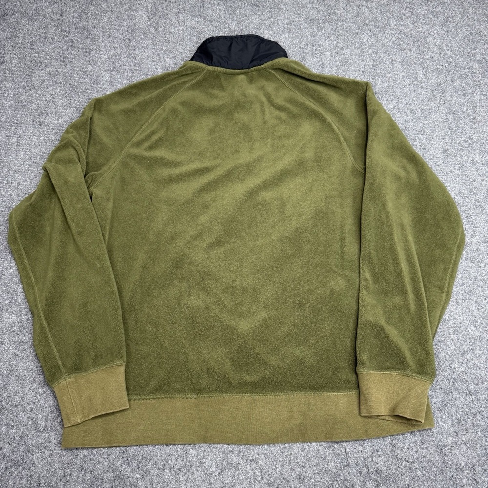 Nike Sweater Mens Medium Green Sportswear 1/4 Zip Anorak Pullover Sweatshirt - Picture 2 of 6